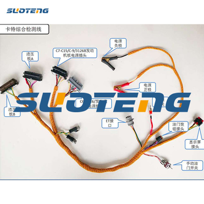 Rangkaian Uji Mesin Harness Kabel Ekskavator Komprehensif C6.4 C6.6 C7 C9 C15 3126B