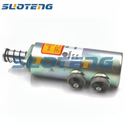 6N-9987 6N9987 Solenoid Penutup Bahan Bakar Untuk Suku Cadang Ekskavator 225D