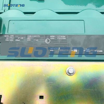 D7E Mesin Diesel untuk Excavator EC210 EC290