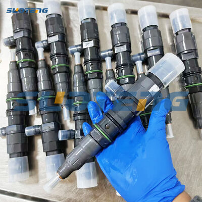 0445120195 Injektor Bahan Bakar Diesel untuk Mesin DD13 DD15 DD16 Suku Cadang Loader Bekas Pengganti