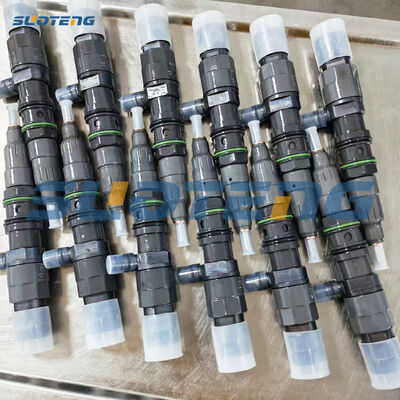 0445120195 Injektor Bahan Bakar Diesel untuk Mesin DD13 DD15 DD16 Suku Cadang Loader Bekas Pengganti