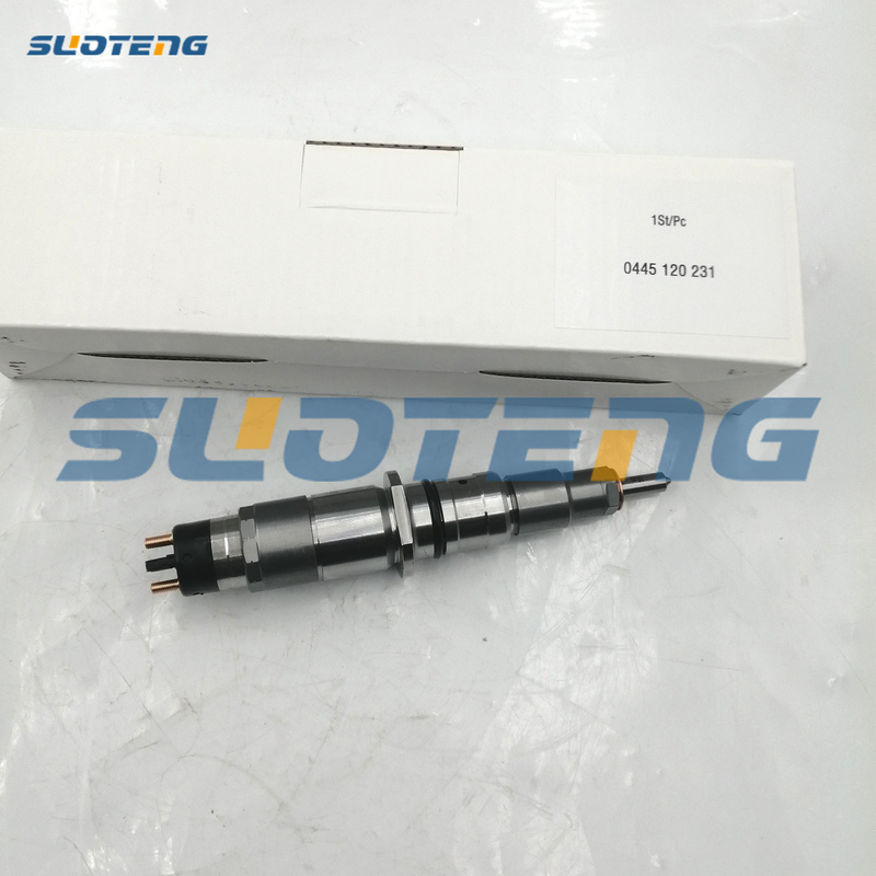 0 445 120 231 Injektor bahan bakar Common Rail 0445120231 untuk QSB6.7